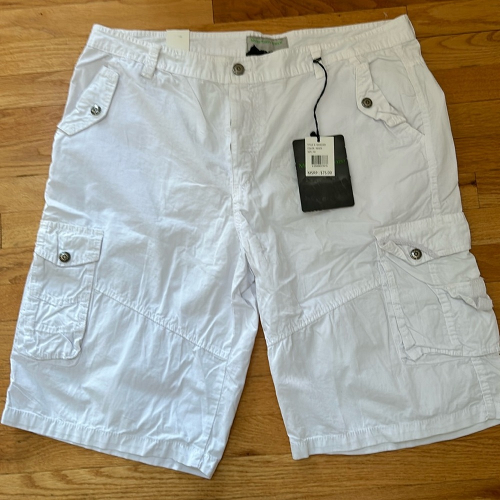 Mountain Haze Men's Shorts - White